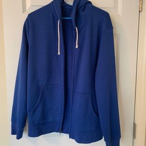 Jcrew fleece hoodie size medium